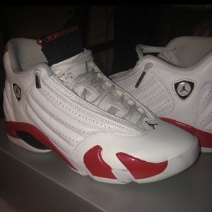 Jordan 14 candy cane / rip Hamilton